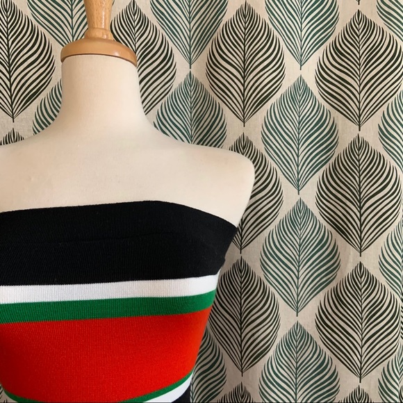 WINDSOR | Italia Color-Block Midi Bodycon Dress - Picture 3 of 5